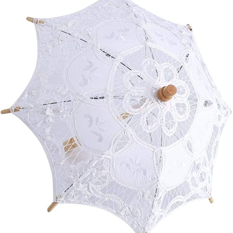 Custom Wedding Umbrellas Lace Umbrella Parasol Sun Lace Umbrella Women Wedding H