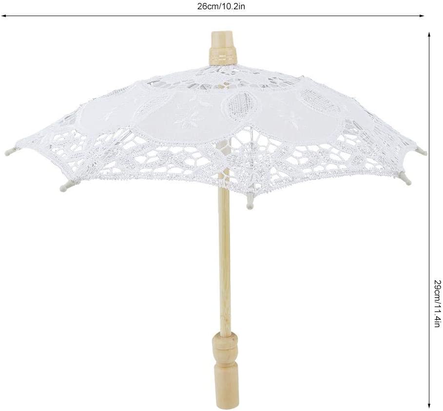 Custom Wedding Umbrellas Stylish 100% Bridal Umbrella Parasol Umbrella Beautif - Image 7