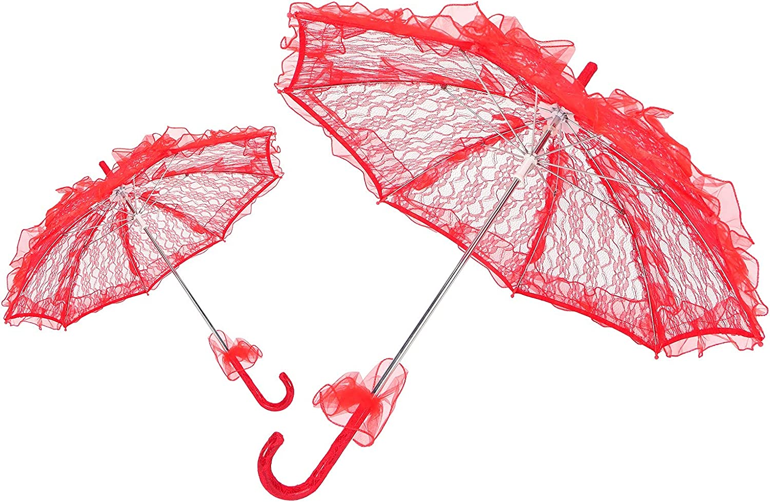Custom Wedding Umbrellas Wedding Bride Umbrella Lace Umbrella Unique Foldable La - Image 3