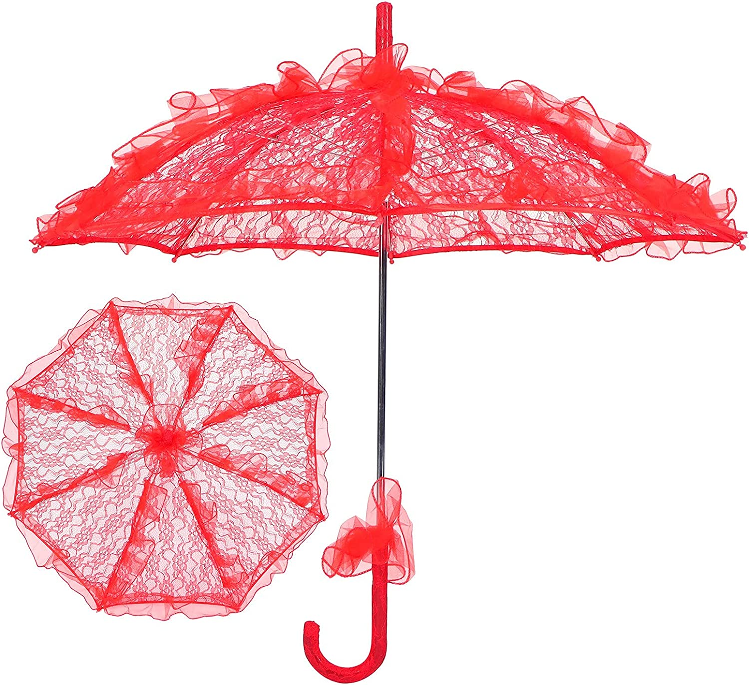 Custom Wedding Umbrellas Wedding Bride Umbrella Lace Umbrella Unique Foldable La - Image 6