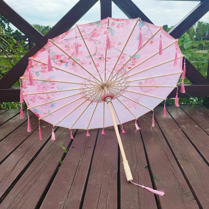 Logo parasol Umbrellas With Your Brand 33 Rainproof Windproof Handmade Chinese Oiled Paper Umbrella Parasol Classical P"