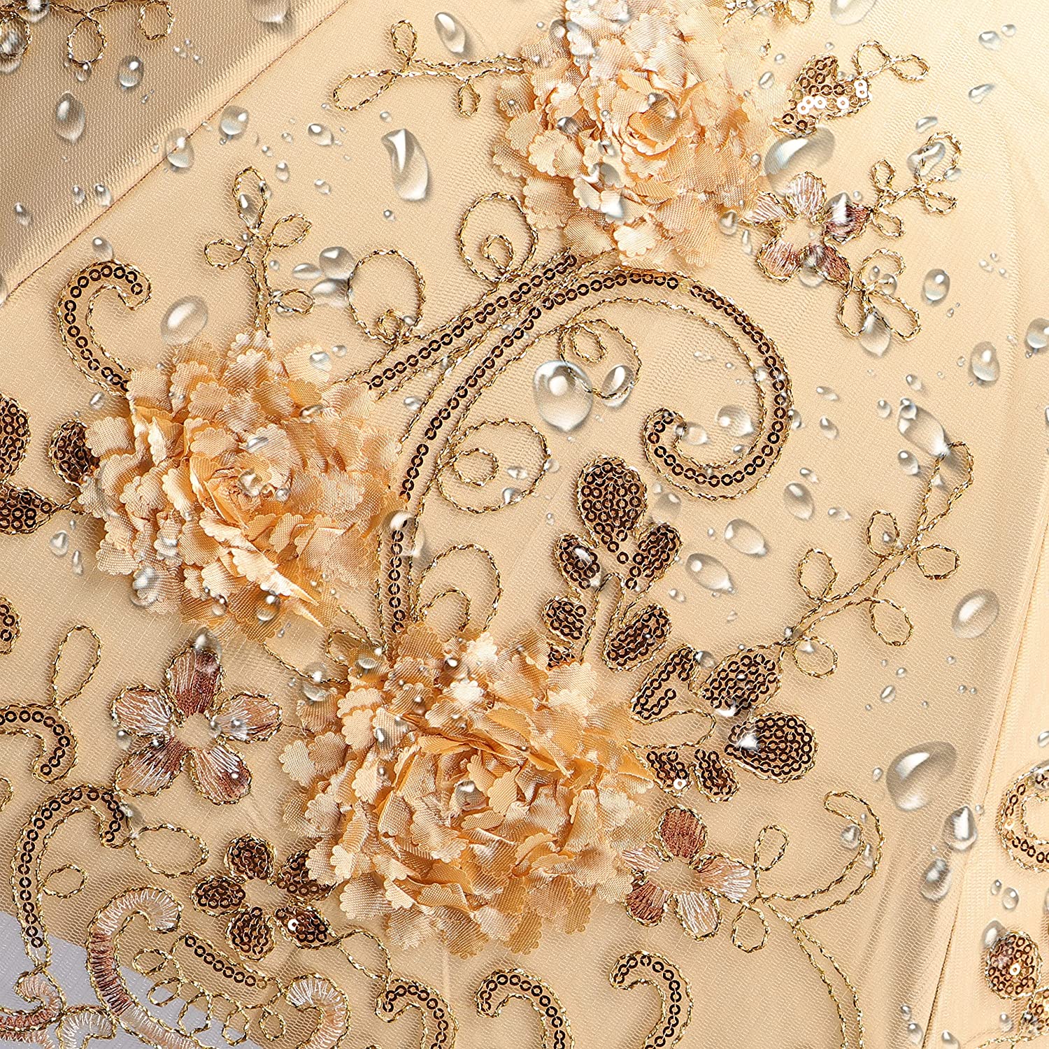 Custom Wedding Umbrellas UPF50+ Folding Umbrella Sun&Rain Wedding Umbrella Paras - Image 3