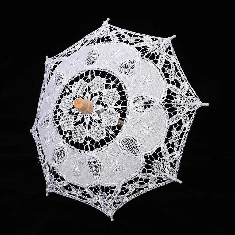 Custom Wedding Umbrellas White Lace Parasol Umbrella White Bridal Umbrella Vict - Image 7
