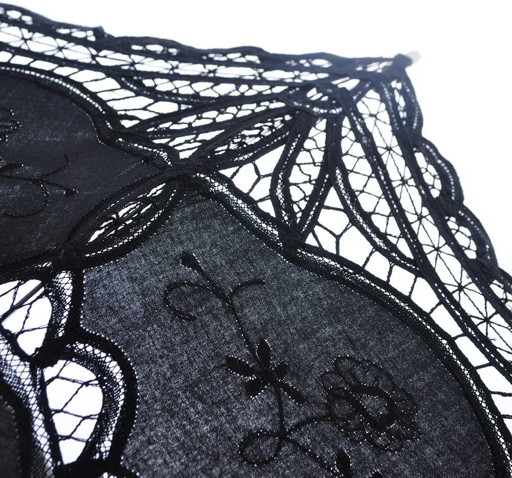 Custom Wedding Umbrellas Vintage Lace Parasol Wedding Bridal Umbrella Photogra - Image 5