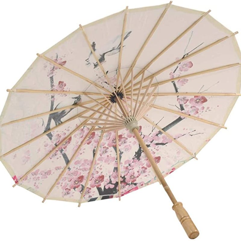 Logo parasol Umbrellas With Your Brand Mulitcolor Bamboo Classical Chinese Style Rainproof Umbrella Floral Saa Paper an