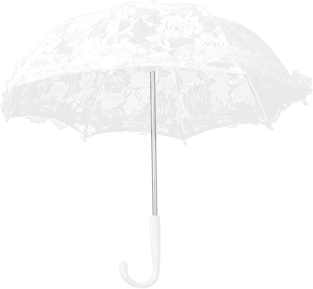 Custom Wedding Umbrellas Umbrella Props J-Handle Umbrella Lace Embroidery Stag - Image 6