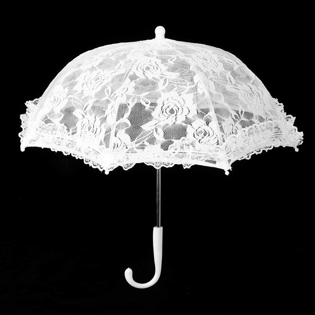 Custom Wedding Umbrellas Umbrella Props J-Handle Umbrella Lace Embroidery Stag - Image 7