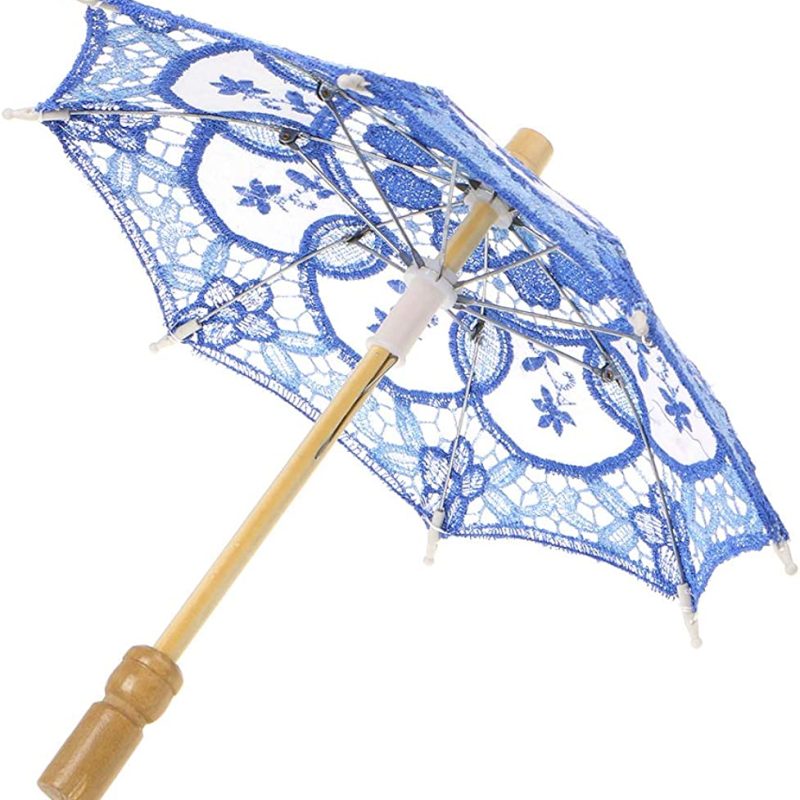 Custom Wedding Umbrellas Hotsale Parasol Umbrella Embroidered Lace for Bridal We