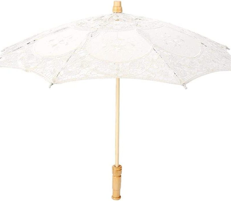 Logo parasol Umbrellas With Your Brand Lace Umbrella  Handmade Lace Flower Embroidery Parasol Wedding Bride Photography