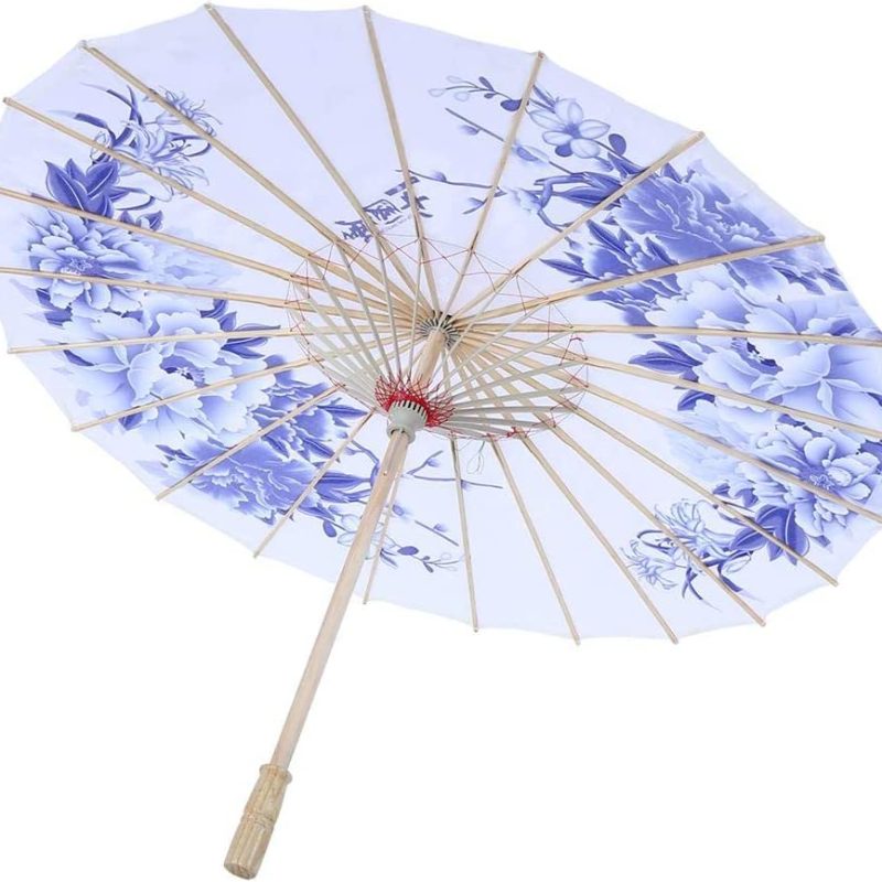 Oiled Paper Umbrella  Handmade Chinese Oiled Paper Umbrella  Windproof Women Handmade Chinese Classical Dance Parasol (B