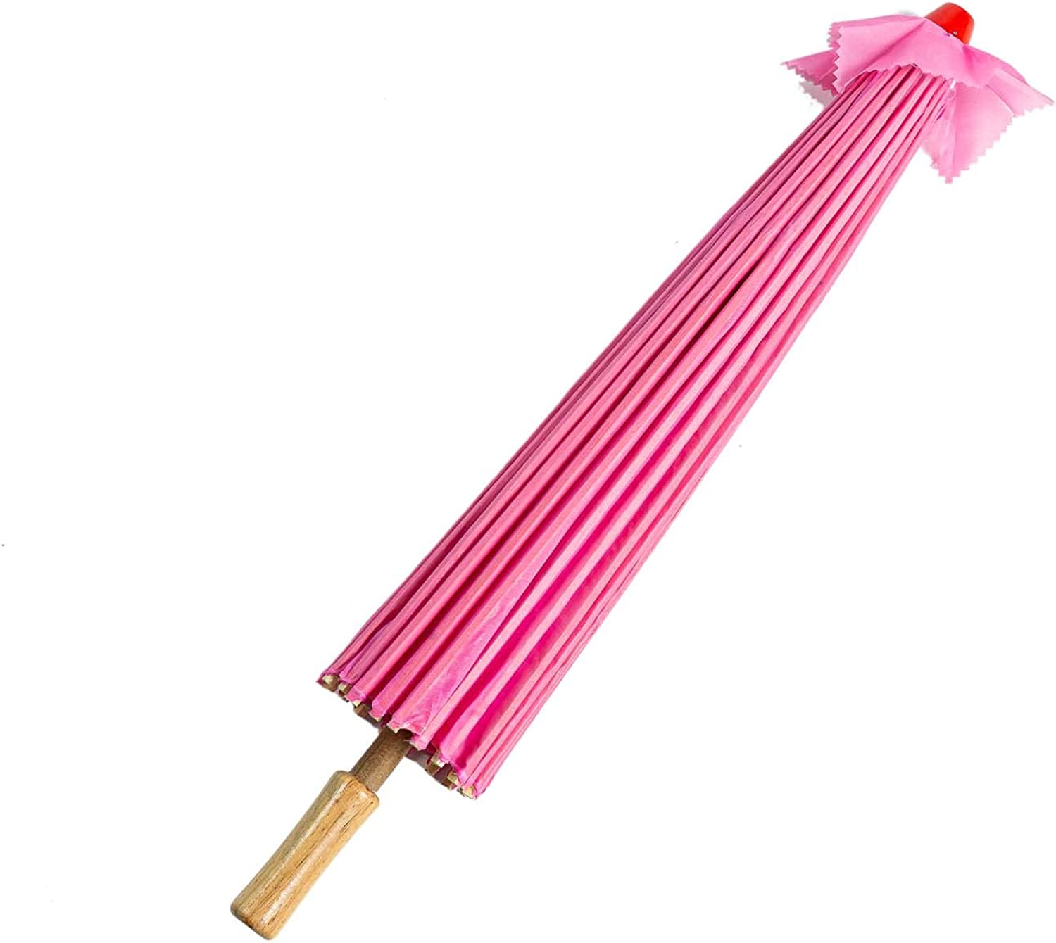 Logo parasol Umbrellas With Your Brand Set of Six (6) 33 Japanese Chinese Umbrella Parasols for Wedding Parties Photog" - Image 2