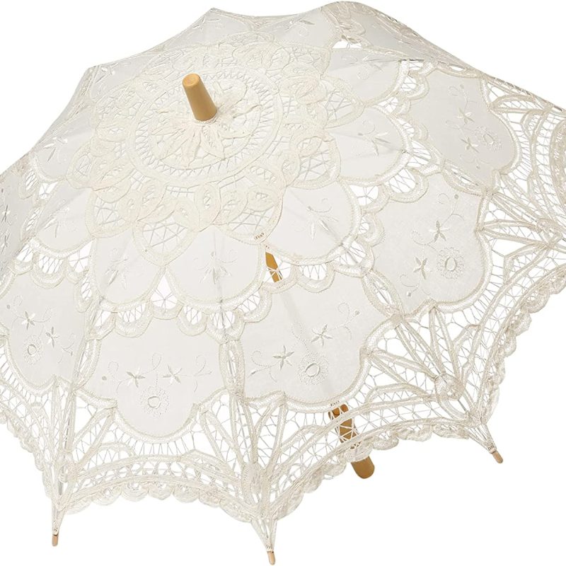 Custom Wedding Umbrellas Lace Umbrella Parasol Vintage Wedding Bridal Umbrella f