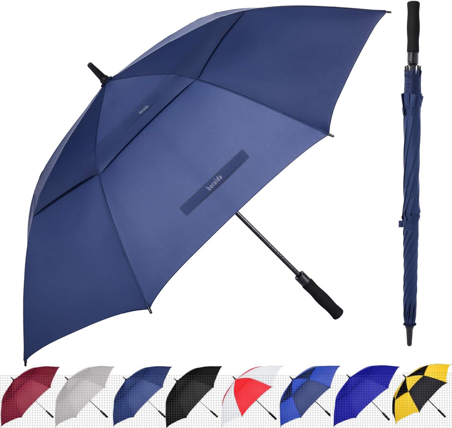 Custom umbrella Golf Umbrella Large 62/68/72 Inch Extra Large Oversize Dou
