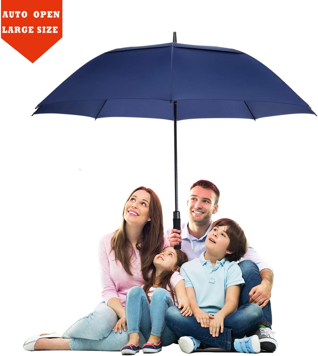 Custom umbrella Golf Umbrella Large 62/68/72 Inch Extra Large Oversize Dou - Image 2