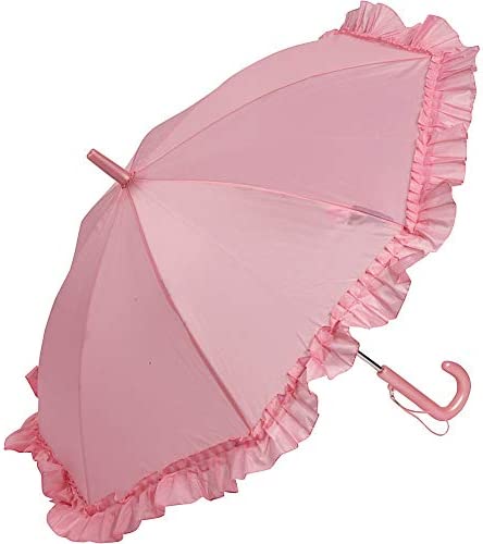 Galleria Kid's Ruffle Umbrella - Pink