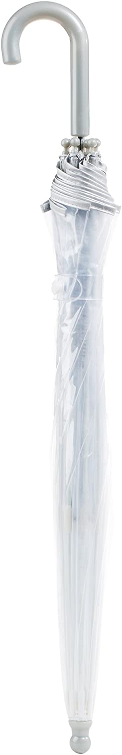 Custom Wedding Umbrellas Kid's Bubble Umbrella with Easy Grip Handle Clear - Image 7