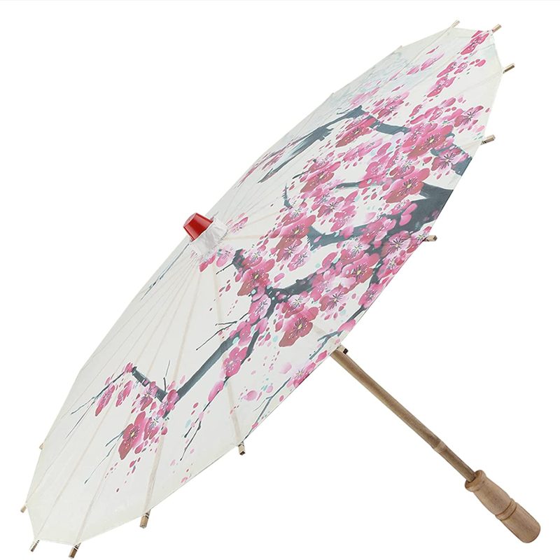 Logo parasol Umbrellas With Your Brand Paper Umbrella Parasol Plum Blossoms Japanese Chinese Paper Umbrella for Wedding