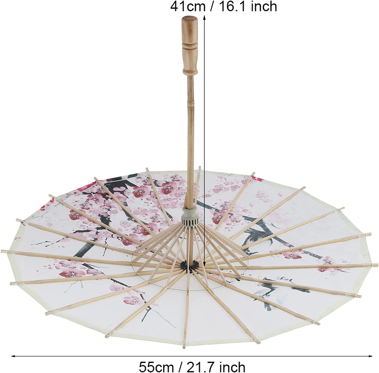 Logo parasol Umbrellas With Your Brand Paper Umbrella Parasol Plum Blossoms Japanese Chinese Paper Umbrella for Wedding - Image 3