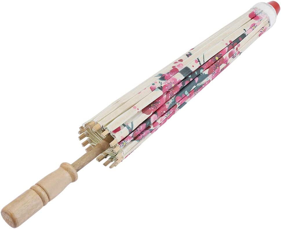 Logo parasol Umbrellas With Your Brand Paper Umbrella Parasol Plum Blossoms Japanese Chinese Paper Umbrella for Wedding - Image 7