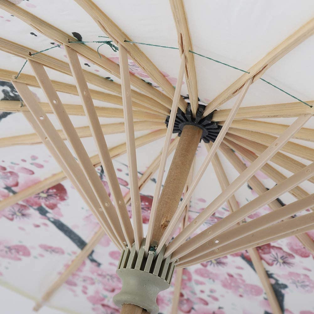 Logo parasol Umbrellas With Your Brand Paper Umbrella Parasol Plum Blossoms Japanese Chinese Paper Umbrella for Wedding - Image 8