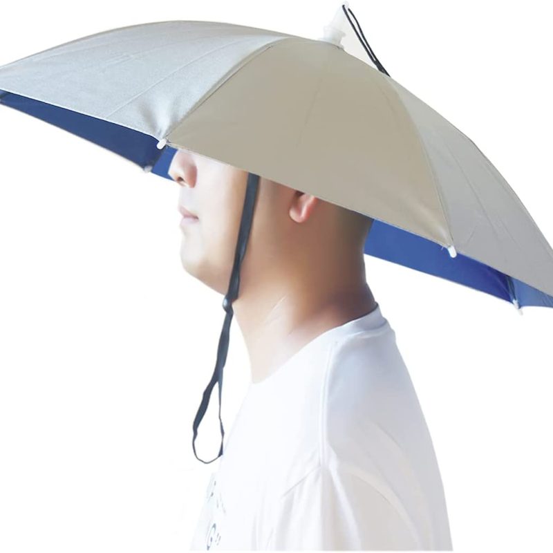 Custom umbrella Umbrella Hat 25 inch Fishing Umbrella Hat Hands Free UV Pr