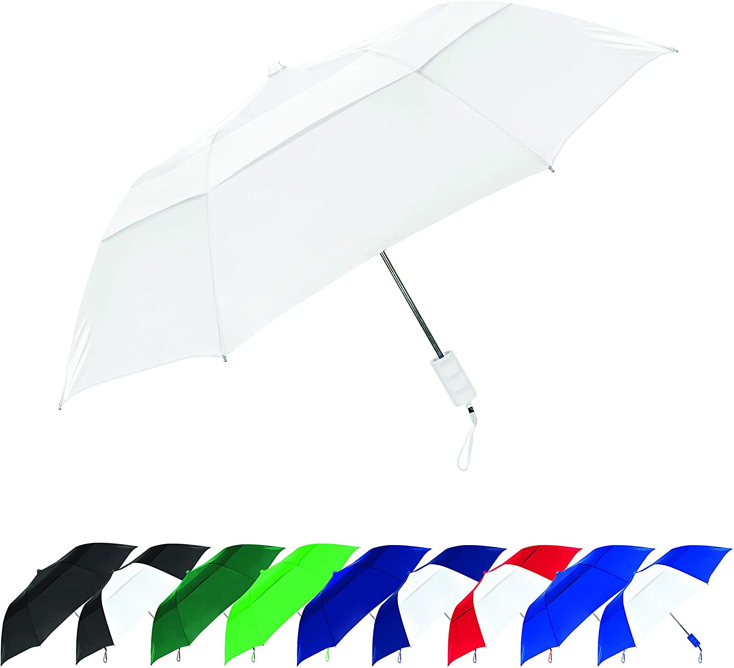 Custom Wedding Umbrellas Vented Windproof Umbrella Compact Small Sturdy Automati - Image 2