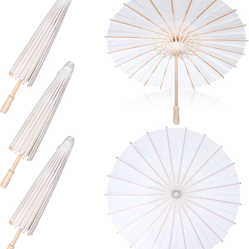 Logo parasol Umbrellas With Your Brand 5 Pcs Paper Parasols Kids DIY Umbrella Projects Wedding Decoration Photo Prop