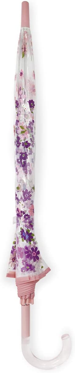 Custom Wedding Umbrellas Purple/Blush Floral Large Dome Umbrella Pacific Petals - Image 2