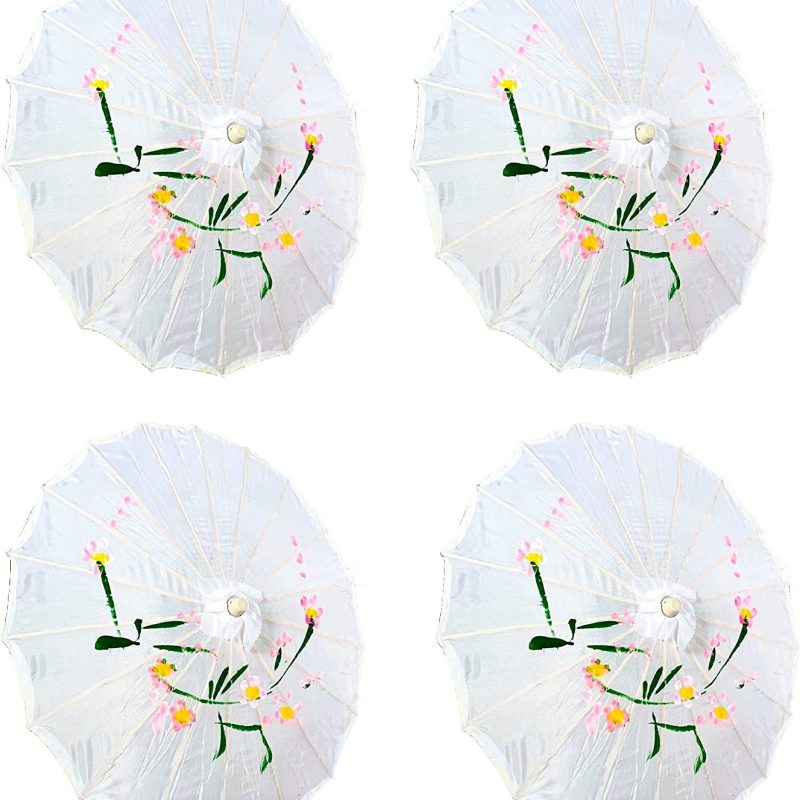 Logo parasol Umbrellas With Your Brand PACK OF 4 Japanese Chinese 33 Umbrella Parasol For Wedding Parties Photography "