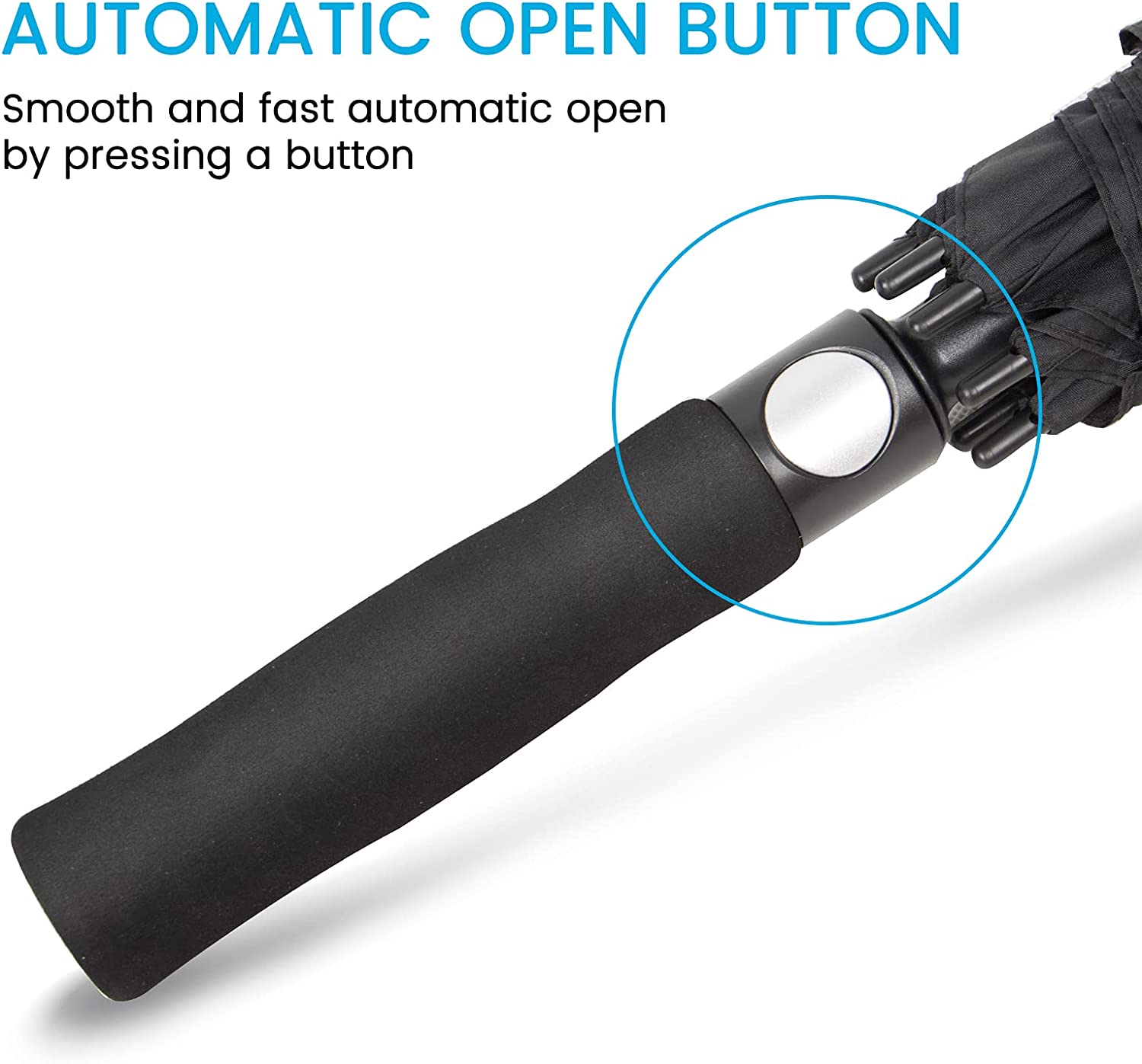 Custom umbrella Large Golf Umbrella Windproof 62 Inch Extra Large Automati - Image 6