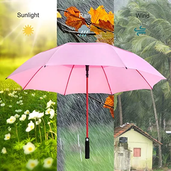 custom double canopy golf umbrella 60"