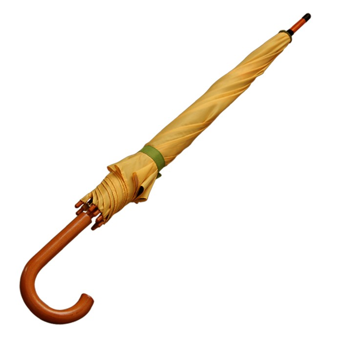 custom double layer wooden umbrella with sky printing