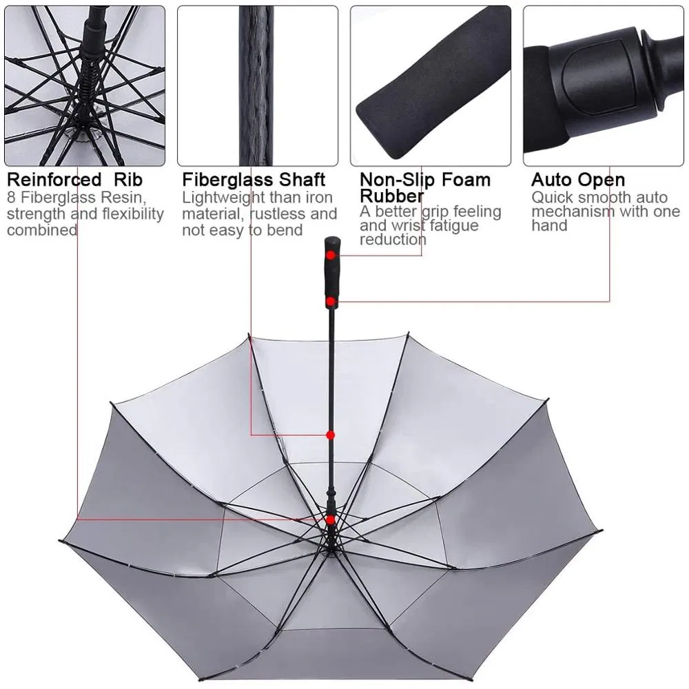 premium 30 inch honda car golf umbrella with uv protection